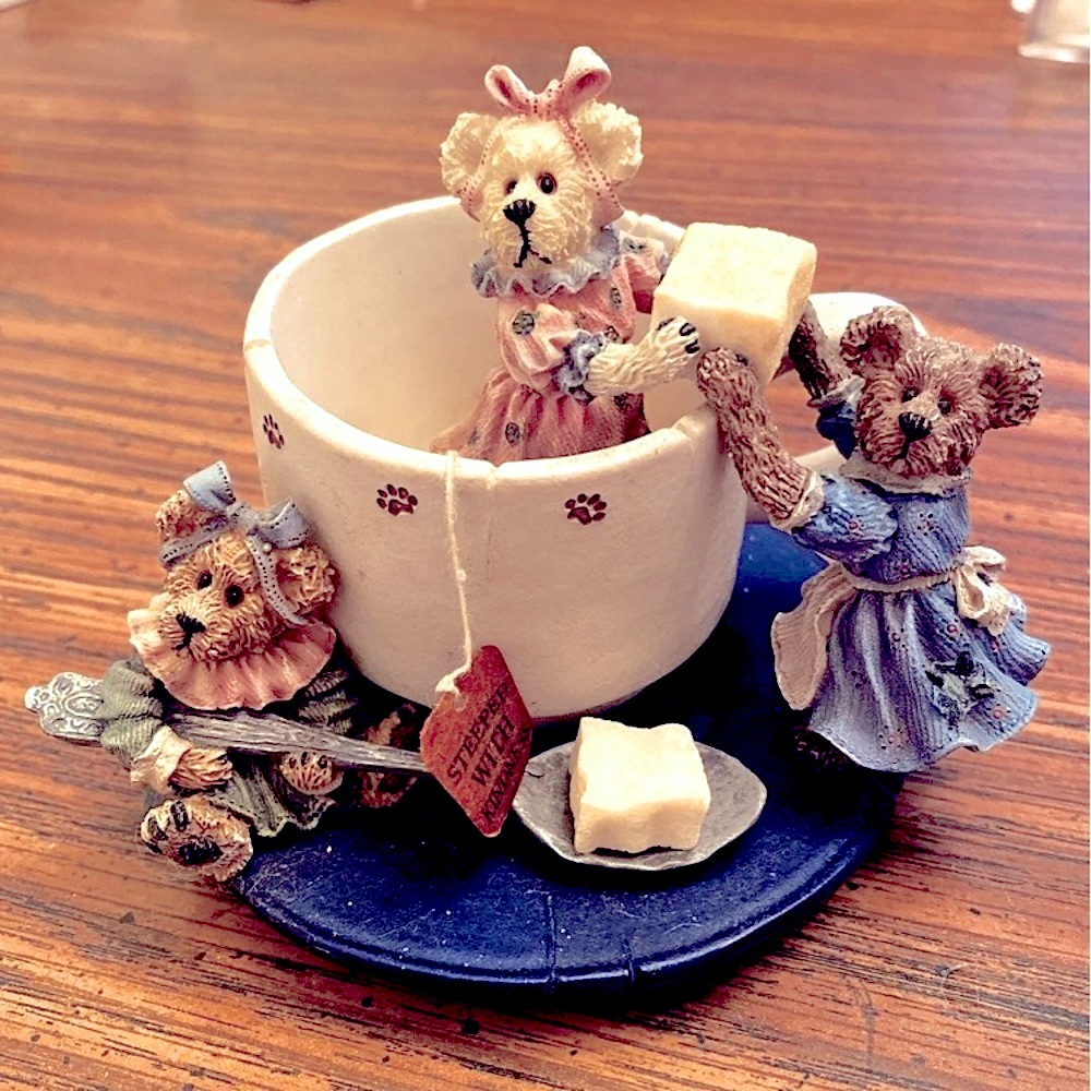 Boydes Bears collectible teacup vixen tea for three year 2000